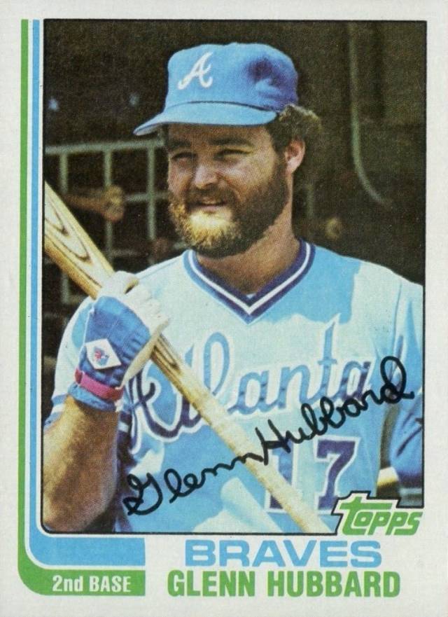 1982 Topps Glenn Hubbard #482 Baseball Card