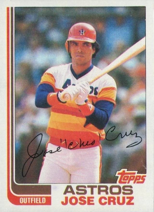 1982 Topps Jose Cruz #325 Baseball Card