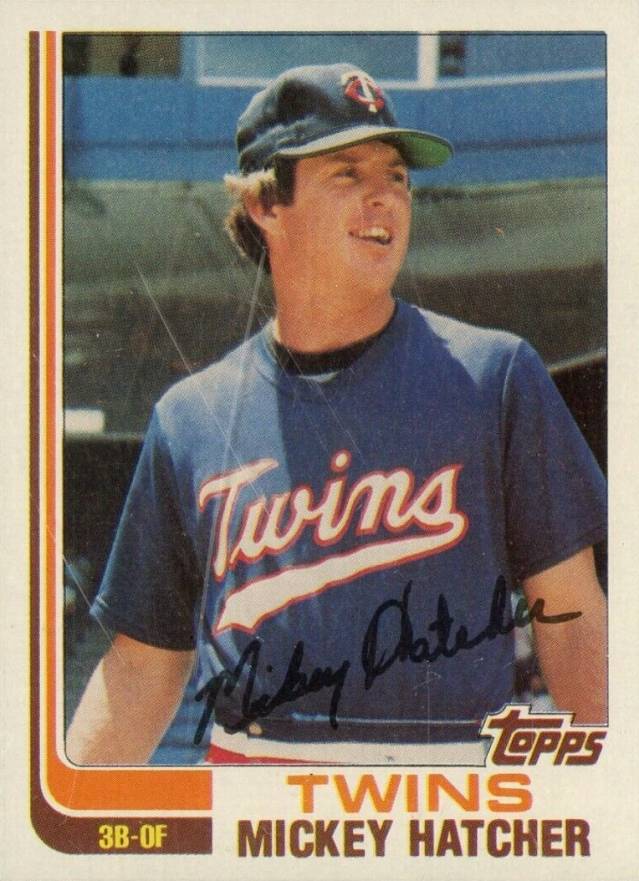 1982 Topps Mickey Hatcher #467 Baseball Card