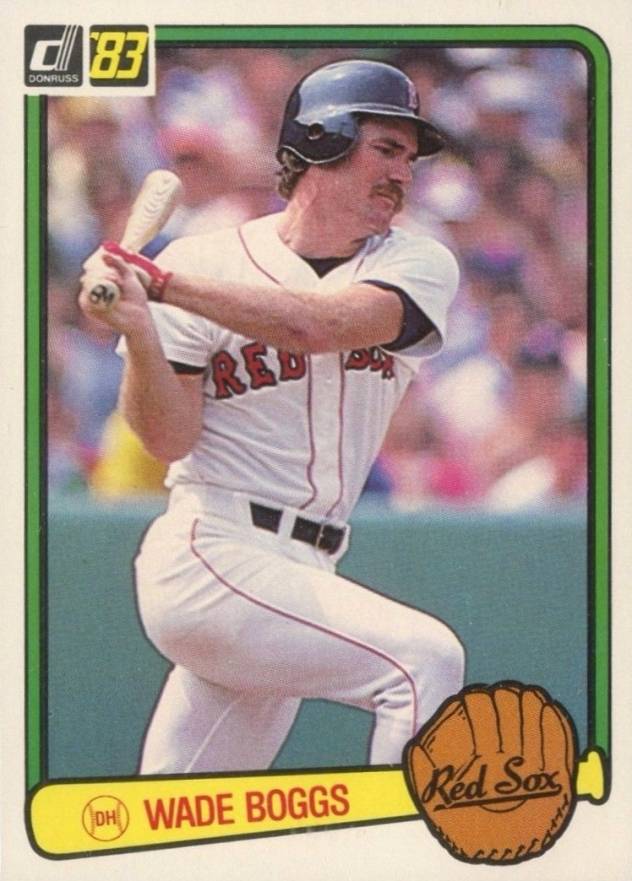 1983 Donruss Wade Boggs #586 Baseball Card