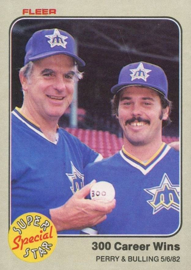 1983 Fleer 300 Career Wins #630 Baseball Card