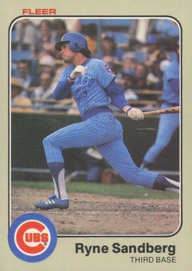 1983 Fleer Ryne Sandberg #507 Baseball Card