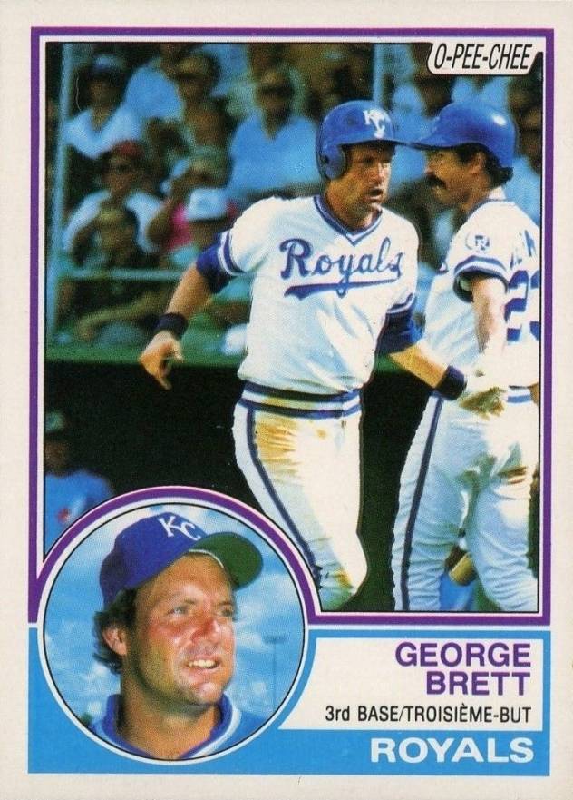 1983 O-Pee-Chee George Brett #3 Baseball Card