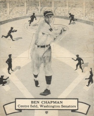 1937 O-Pee-Chee Ben Chapman #130 Baseball Card