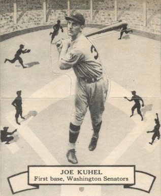 1937 O-Pee-Chee Joe Kuhel #127 Baseball Card