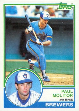 1983 Topps Paul Molitor #630 Baseball Card