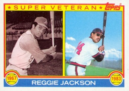 1983 Topps Reggie Jackson #501 Baseball Card