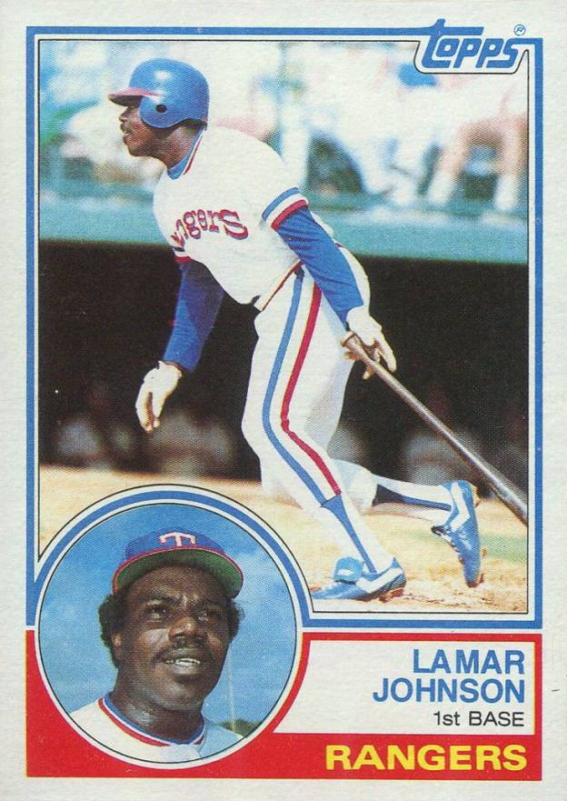 1983 Topps Lamar Johnson #453 Baseball Card