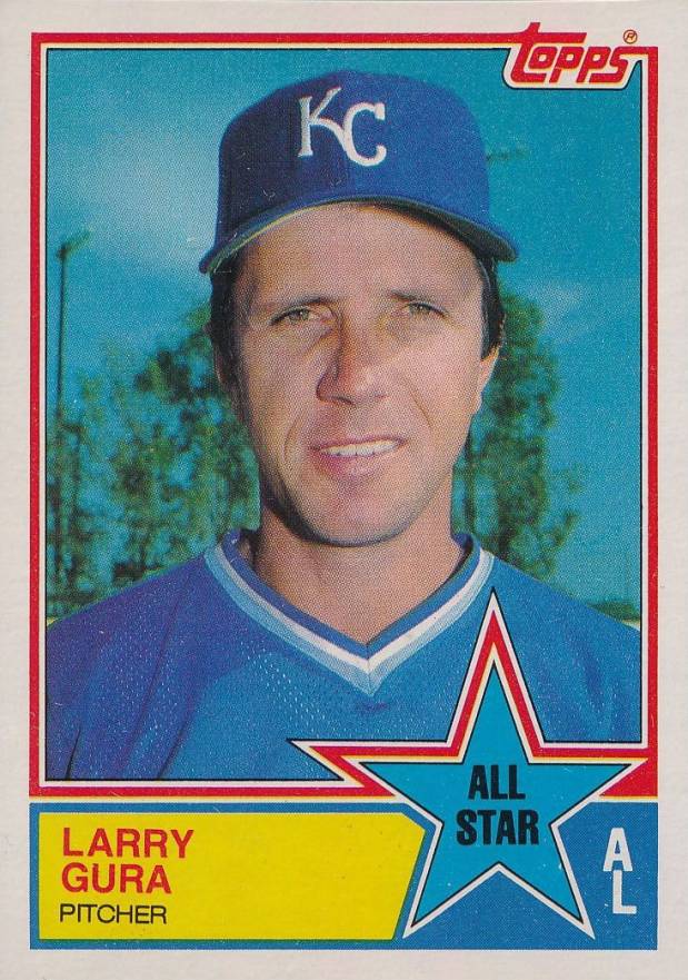 1983 Topps Larry Gura #395 Baseball Card