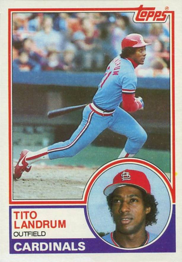 1983 Topps Tito Landrum #337 Baseball Card