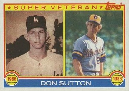 1983 Topps Don Sutton #146 Baseball Card