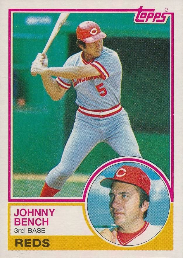 1983 Topps Johnny Bench #60 Baseball Card