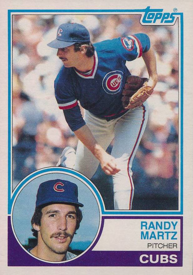 1983 Topps Randy Martz #22 Baseball Card