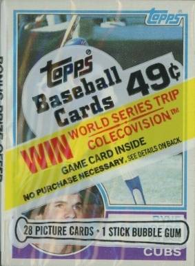 1983 Topps Cello Pack #CP Baseball Card