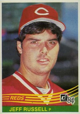 1984 Donruss Jeff Russell #569 Baseball Card