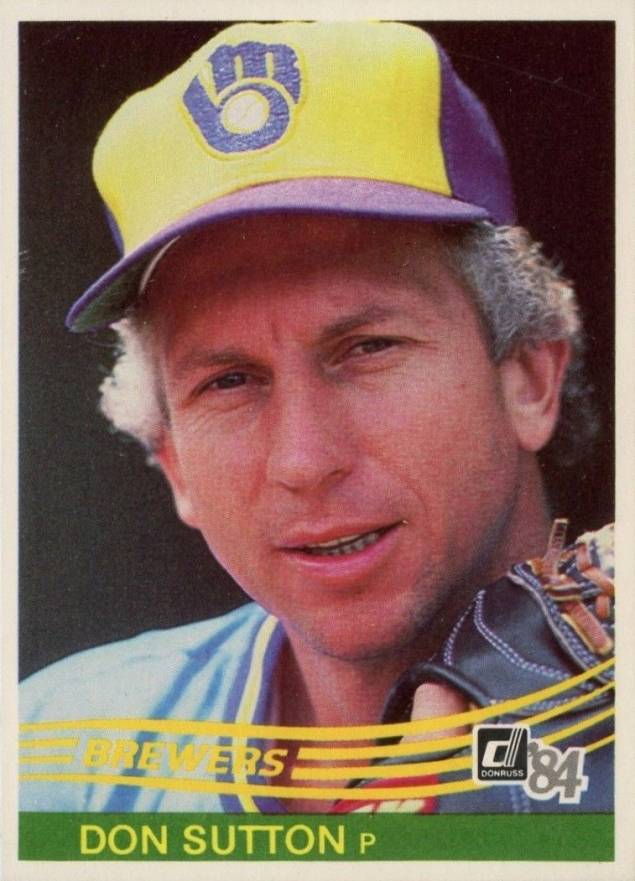 1984 Donruss Don Sutton #414 Baseball Card