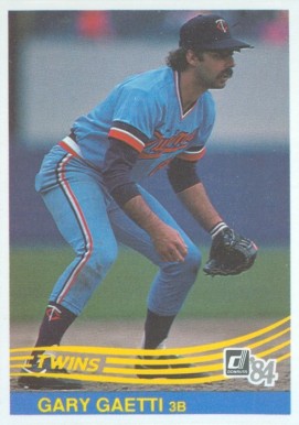 1984 Donruss Gary Gaetti #314 Baseball Card