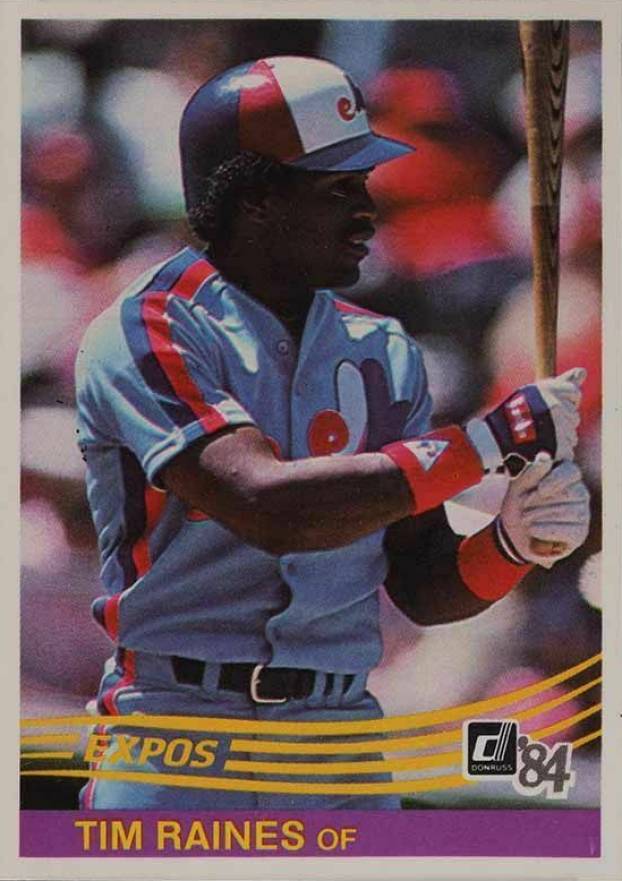 1984 Donruss Tim Raines #299 Baseball Card