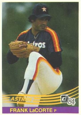1984 Donruss Frank LaCorte #283 Baseball Card