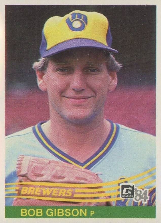 1984 Donruss Bob L. Gibson #246 Baseball Card