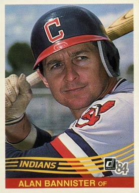 1984 Donruss Alan Bannister #154 Baseball Card