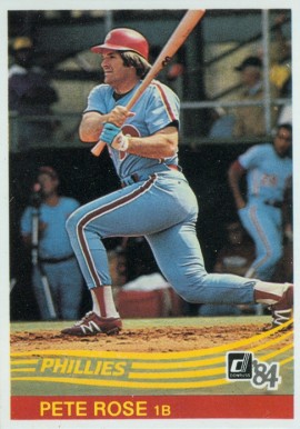 1984 Donruss Pete Rose #61 Baseball Card