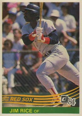 1984 Donruss Jim Rice #50 Baseball Card