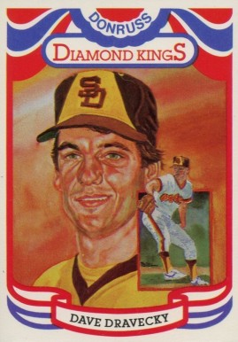 1984 Donruss Dave Dravecky #8 Baseball Card