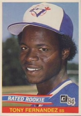 1984 Donruss Tony Fernandez #32 Baseball Card