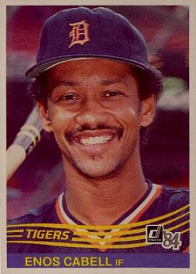 1984 Donruss Enos Cabell #456 Baseball Card