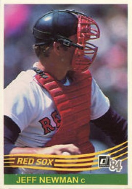 1984 Donruss Jeff Newman #249 Baseball Card
