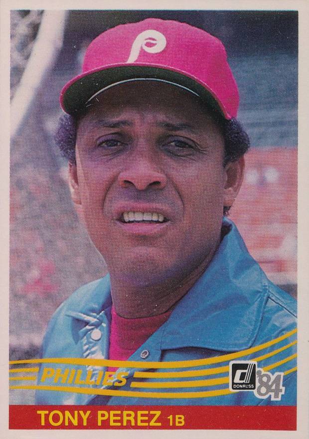 1984 Donruss Tony Perez #503 Baseball Card