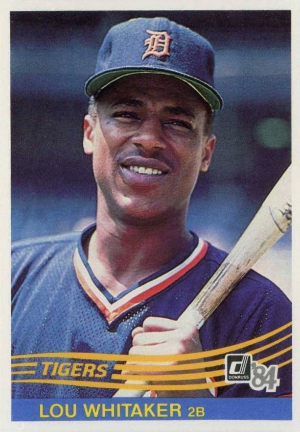 1984 Donruss Lou Whitaker #227 Baseball Card
