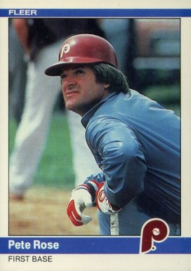 1984 Fleer Pete Rose #46 Baseball Card