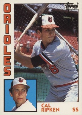 1984 Topps Tiffany Cal Ripken #490 Baseball Card