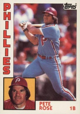 1984 Topps Tiffany Pete Rose #300 Baseball Card