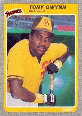 1985 Fleer Tony Gwynn #34 Baseball Card
