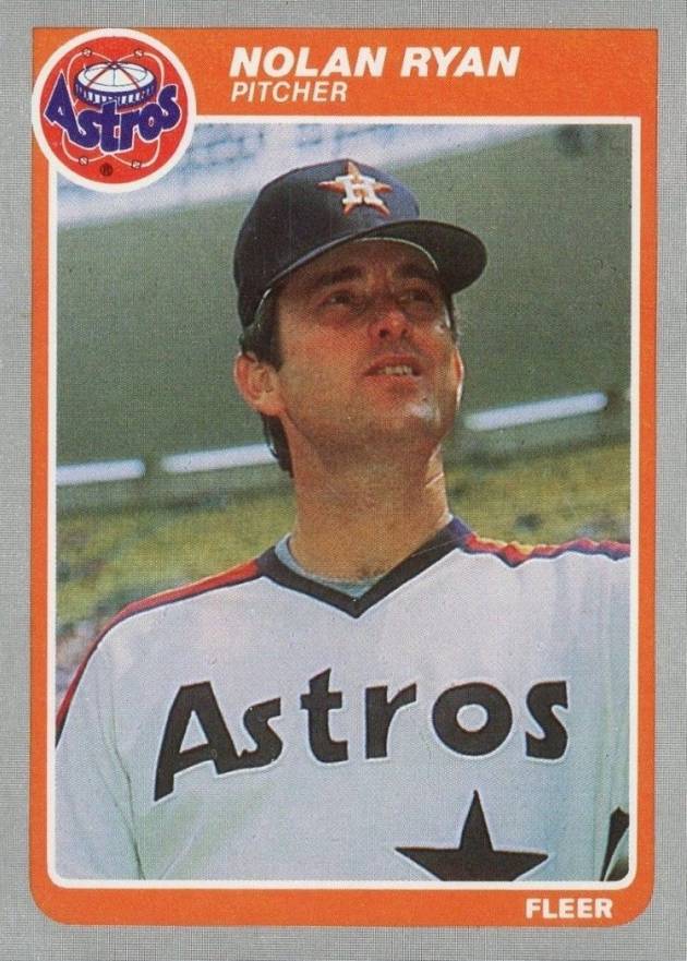 1985 Fleer Nolan Ryan #359 Baseball Card