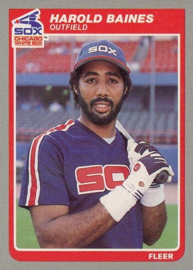 1985 Fleer Harold Baines #507 Baseball Card