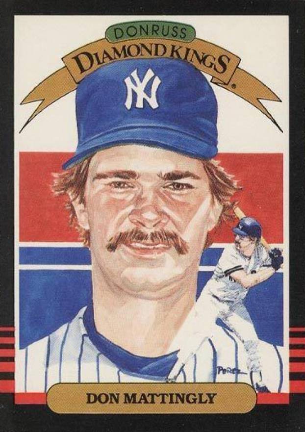 1985 Leaf Don Mattingly #7 Baseball Card
