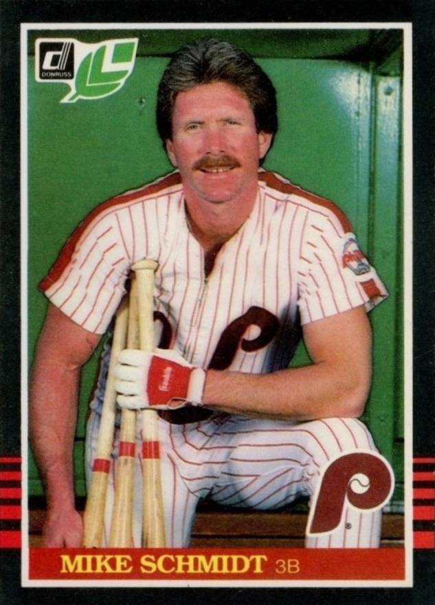 1985 Leaf Mike Schmidt #205 Baseball Card