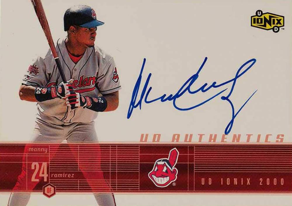 2000 Upper Deck Ionix UD Authentics Manny Ramirez #MR Baseball Card