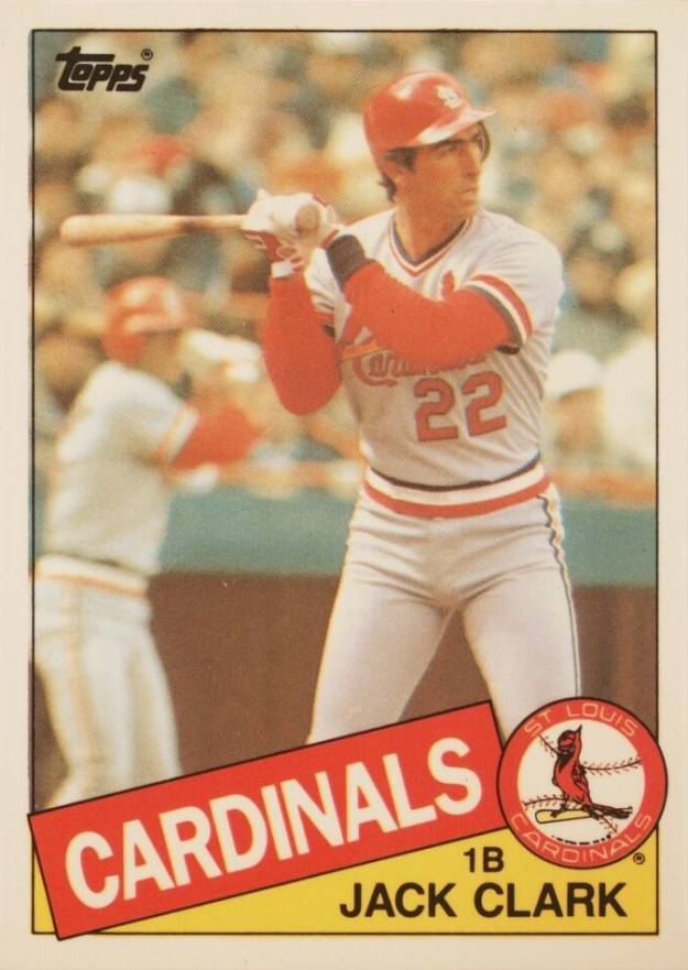 1985 Topps Traded Tiffany Jack Clark #22T Baseball Card