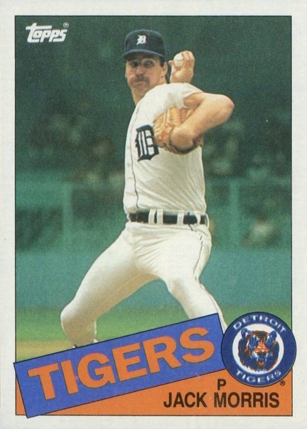 1985 Topps Jack Morris #610 Baseball Card