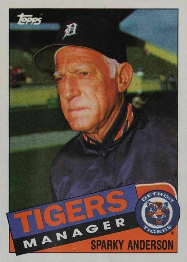 1985 Topps Sparky Anderson #307 Baseball Card