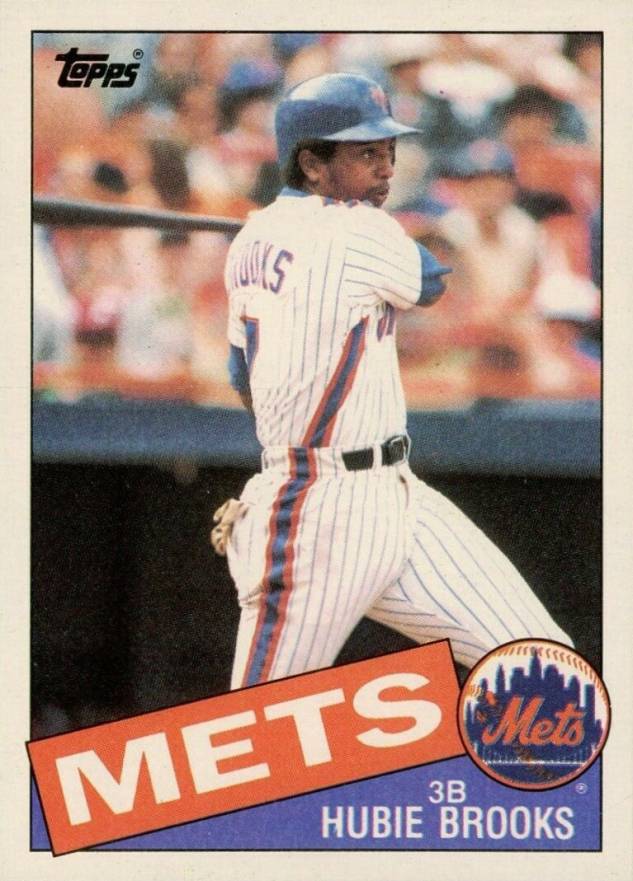 1985 Topps Hubie Brooks #222 Baseball Card