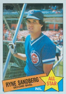 1985 Topps Ryne Sandberg #713 Baseball Card