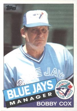 1985 Topps Bobby Cox #411 Baseball Card