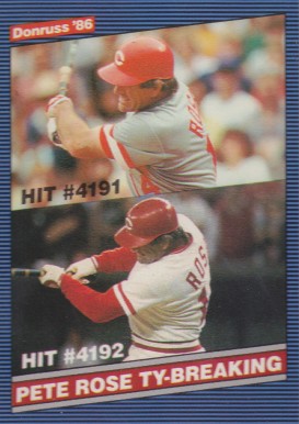 1986 Donruss Pete Rose #644 Baseball Card