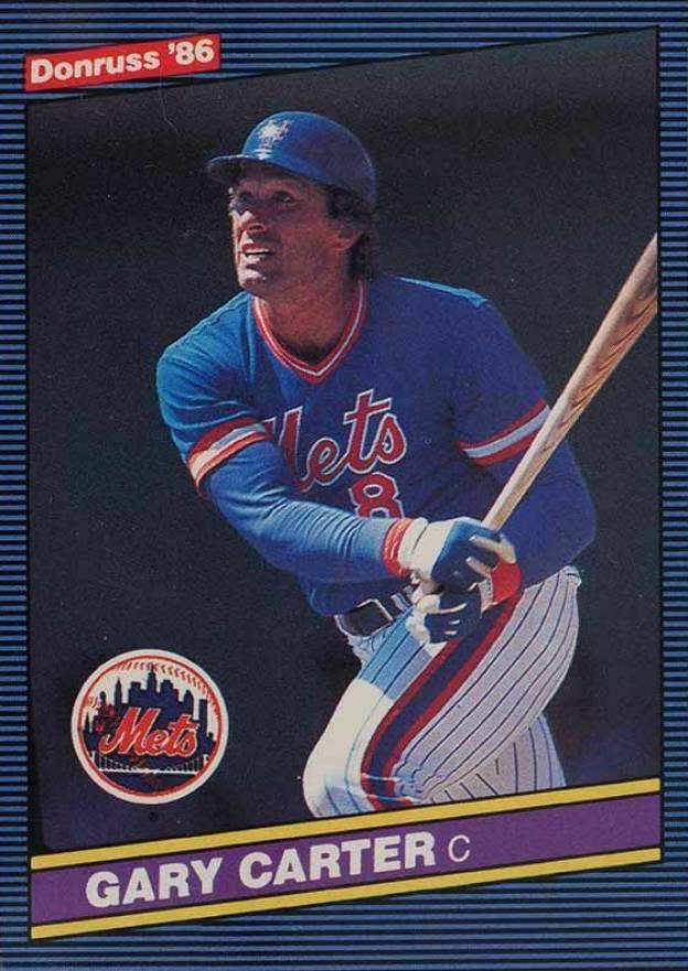 1986 Donruss Gary Carter #68 Baseball Card